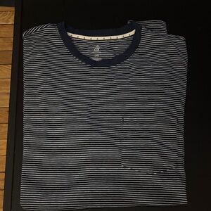 Ripzone Striped Navy and White Pocket Crewneck Shirt - Men NWOT